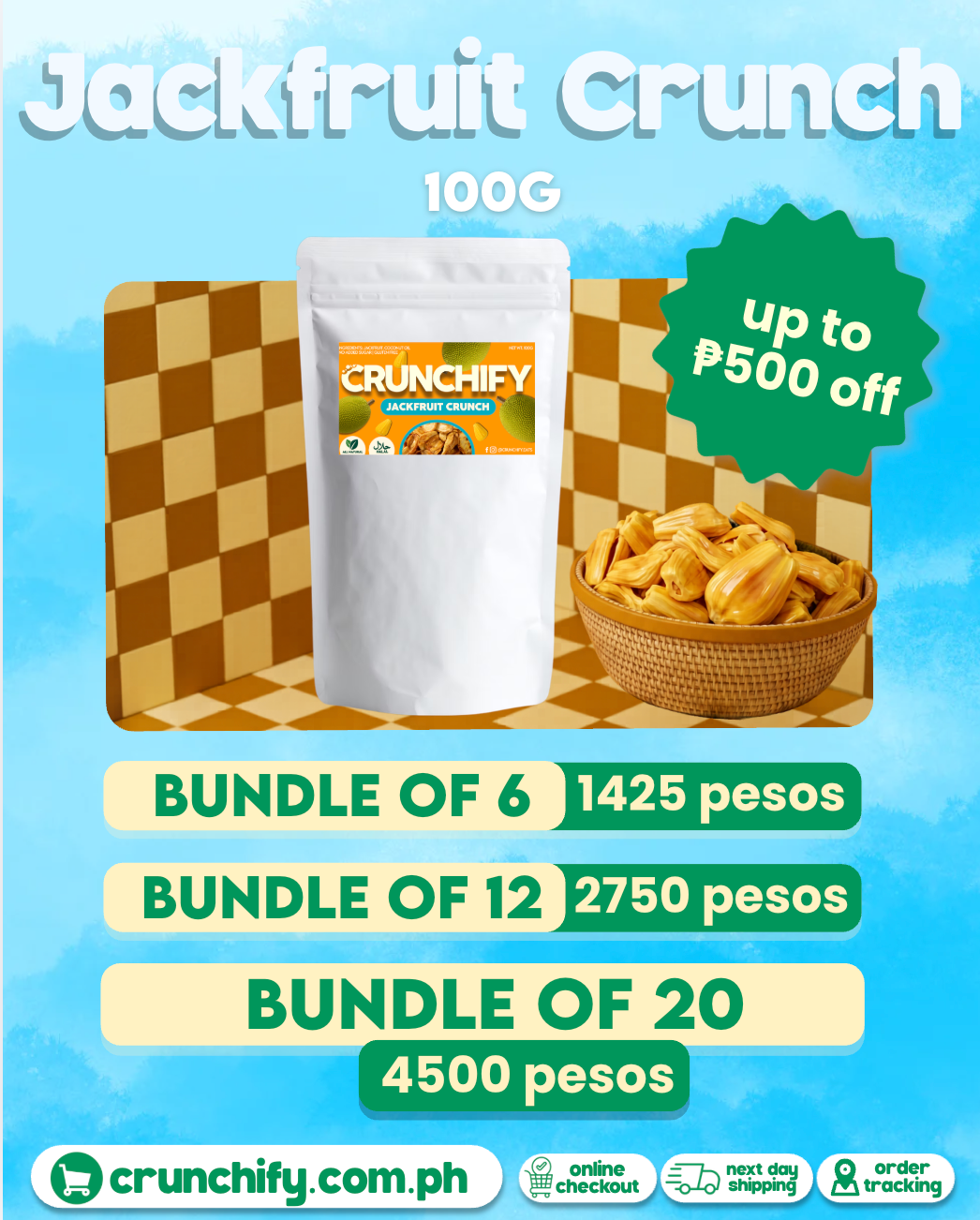 Promo Bundles Jackfruit Crunch 100g