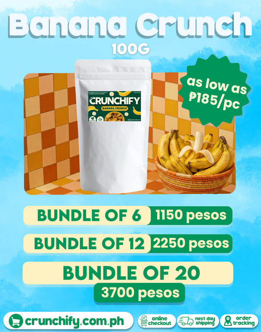 Promo Bundles Banana Crunch 100g